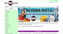 Desktop Screenshot of animestuffstore.com